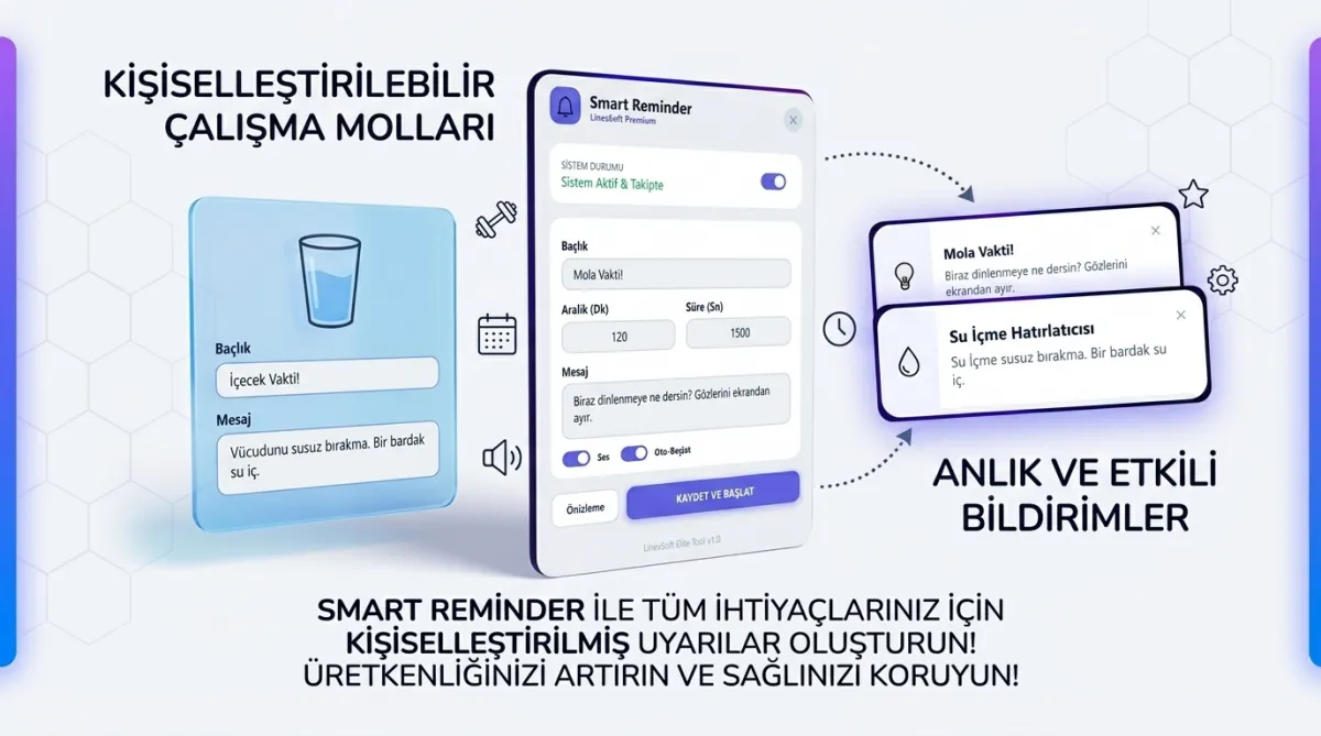 Bilgisayar Başında Çalışanlar İçin En İyi Mola Hatırlatıcı Programı