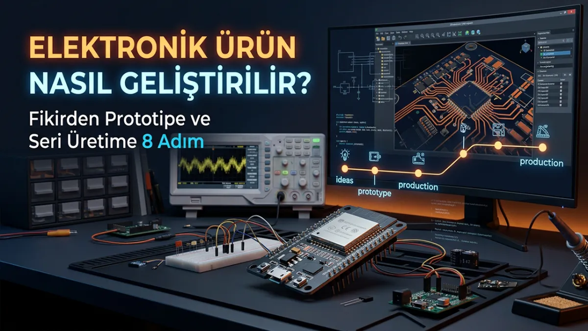 Elektronik Ürün Nasıl Geliştirilir? Fikirden Prototipe ve Seri Üretime 8 Adım