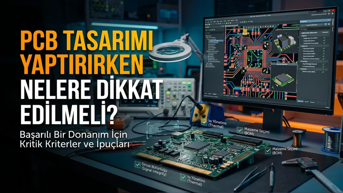 PCB Tasarımı Yaptırırken Nelere Dikkat Edilmeli? 10 Kritik Kriter
